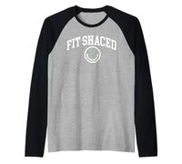 Fit Shaced Funny St Patrick's Paddys Irish Drinking Shamrock Maglia con Maniche Raglan