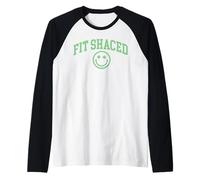 Fit Shaced Funny St Patrick's Paddys Irish Drinking Shamrock Maglia con Maniche Raglan