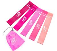 Fit Simplify - Set di 5 fasce elastiche per esercizi, fasce di resistenza con guida e borsa per il trasporto (lingua italiana non garantita), Mocassini eleganti da donna