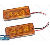 Fit Suzuki Samurai Sierra Gypsy Coppia 4 x 4 LED Ambra Giro Singolo Indicator...