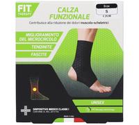 Fit Therapy Calza Funzionale Colore Nero Taglia S 1 pz Fasciatura