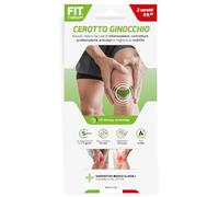 FIT THERAPY - Cerotti Antidolorifici e Antinfiammatori Ginocchio - Per Tendinite, Gonalgia, Artrosi e Dolori Articolari - NON SCALDA, Impermeabile, Senza Farmaci, Dura 5 Giorni (2 Cerotti)