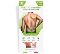 FIT THERAPY - Cerotti Antidolorifici e Antinfiammatori Lombari - Per Mal di Schiena, Lombalgia, Nervo Sciatico - NON SCALDA, Impermeabile, Senza Farmaci, Dura 5 Giorni (10 Cerotti)