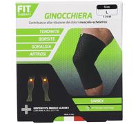 Fit Therapy Ginocchiera Colore Nero Taglia L 1 pz Fasciatura