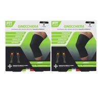 Fit Therapy Ginocchiera Colore Nero Taglia M 2x1 St