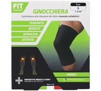 Fit Therapy Ginocchiera Colore Nero Taglia S 1 pz Fasciatura