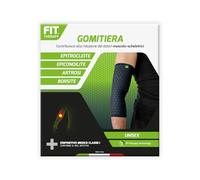 FIT THERAPY - Gomitiera per Epicondilite - Dispositivo Medico per Dolori Muscolari e Articolari Gomito, Epitrocleite, Borsite, Artrosi - Senza farmaci, traspirante, lavabile fino a 300 volte