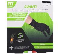 Fit Therapy Guanti Colore Nero Taglia L 1 pz Guanti