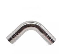 Fit Tube I.D 12.7/16/19/22/25/32/38/45/51/57/63/76/89mm Hose Barbed 304 Stainless Steel Sanitary 90 Degree Elbow Pipe Fitting,1PCS,89mm