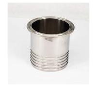 Fit Tube I/D 38mm Barbed 1.5" Tri Clamp 304 Stainless Steel Adapter Tube Fitting
