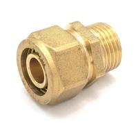 Fit Tube I.DxO.D 20x25mm - 1/2" BSP Male Brass Pipe Fitting Solar Water Heater