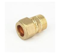 Fit Tube O/D 15mm-1/2" BSP Male Brass Ferrule Fitting For Boat Marine