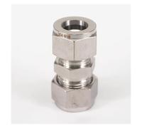 Fit Tube O/D 16mm 304 Stainless Equal Straight Ferrule Pneumatic Air Compression Fitting