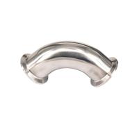 Fit Tube O/D 19mm Tri Clamp 1.5" Ferrule OD 50.5mm 304 Stainless Steel 90 Degree Elbow
