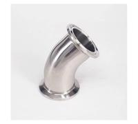 Fit Tube O.D 38mm Tri Clamp 1.5" Ferrule O.D 50.5mm 304 Stainless Steel 45 Degree Elbow Pipe Fitting