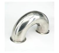 Fit Tube O.D 76mm Ferrule OD 91mm 304 Stainless Steel Ferrule 180 Degree Bend Elbow Pipe Fitting For Homebrew