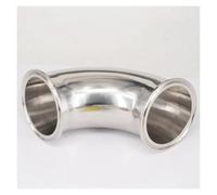 Fit Tube O/D 76mm Tri Clamp 3" Ferrule OD 91mm 304 Stainless Steel 90 Degree Elbow Connector Adapter Homebrew