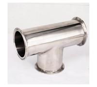 Fit Tube O.D 89mm Tri Clamp 3.5" Ferrule Tee 304 Stainless Steel Connector Pipe Fitting