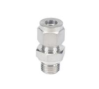 Fit Tube O/D 8mm To M10x1 Male 304 Stainless Ferrule Pneumatic Air Compression Fitting YZWRWRMKTB