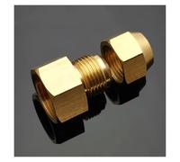 Fit Tube OD 6mm To M20 Metric Female Thread Brass Flare Pipe Fitting Connector