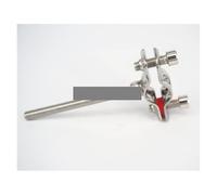 Fit Tubo O.D 18/25/32/38/45/51 mm in acciaio inox 304 Lunghezza filettatura 100 mm morsetto clip staffa di supporto con vite M8 palo (48-51 mm)