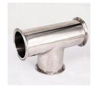 Fit tubo O.D 63mm tri morsetto 2.5" ghiera Tee 304 in acciaio inox connettore raccordo per tubi