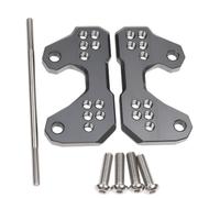 FIT UNIVERSAL FIT PEG REGOLABILE PASSEGGIO DI MONTRO COMPLETABILE CON YZF R3 R3 R25 MT25 MT-25 MT03 MT-03 Supporto di base di poggiapiedi posteriore di sostituzione del mercato post-market(Grey)