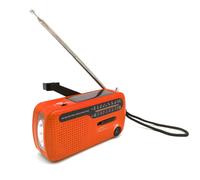Fit4Blackout Radio Di Emergenza Solare Arancione Dynamo Multifunzionale FM AM