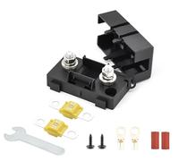 Fit4Less Midi ANS-H Bolt Down Fuse Hoder con 2 fusibili di ricambio da 60 A, terminali, tubi termoretraibili, viti e chiave di fissaggio, tutto in un unico pacchetto, ideale per auto, furgoni, camper