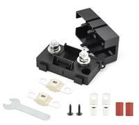 Fit4Less Midi ANS-H Bolt Down Fuse Hoder con 2 fusibili di ricambio da 80 A, terminali, tubi termoretraibili, viti e chiave di fissaggio, tutto in un unico pacchetto, ideale per auto, furgoni, camper