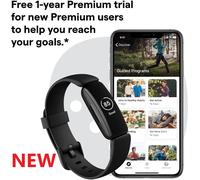 Fitbit Inspire 2 Health & Fitness Tracker S/L 1-Year Fitbit Premium Prova Nuovo
