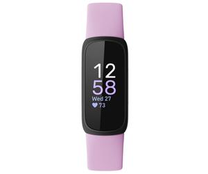 Fitbit Inspire 3 Tracciatore di attività da braccio Nero, Lillà