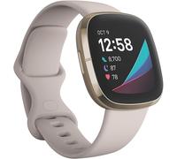 Fitbit Sense Smartwatch Lunare Bianco/Oro Bluetooth Call / Testo Health Orologio