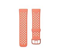Fitbit Versa 3/Sense, Watch Strap Unisex-Adult, Melon/Rose, Large