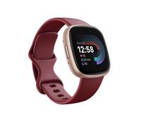 Fitbit Versa 4,Beet/Copper Rose, Smartwatch Unisex-Adult, Rosso Ciliegia/Alluminio Rame Rosa, One Size
