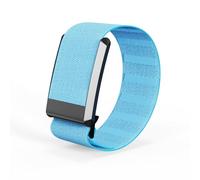Fitcent SuperKnit - Braccialetto sportivo elastico per bicipiti, compatibile con Whoop 4.0 Whoop 3.0, accessorio fitness tracker a forma di U (celeste, 25 cm)
