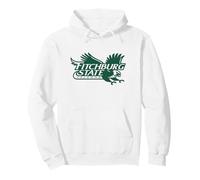 Fitchburg State University Falcon Logo Felpa con Cappuccio