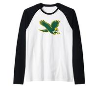 Fitchburg State University Falcon Logo Maglia con Maniche Raglan