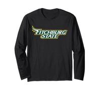 Fitchburg State University Text Logo Maglia a Manica