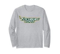 Fitchburg State University Text Logo Maglia a Manica