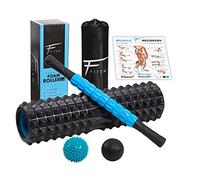 Fitem Foam Roller Kit di Massaggio Profondo, Rullo di Massaggio, Mal di Schiena, Curvature muscolari e Punti Trigger, Recupero Sportivo e Benessere.