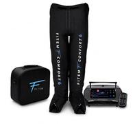 Fitem Set per pressoterapia, 6 camere, 6 modalità, massaggio gambe e piedi, drenaggio linfatico, allevia gambe pesanti, riduce ritenzione idrica e combatte la cellulite