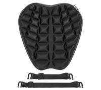 Fitense Cuscino universale per sella moto, 35 x 40 cm, con assorbimento degli urti 3D e Lycra BSR impermeabile, doppio gel antiscivolo + cinghie elastiche, supporto ergonomico in TPE per uomini e