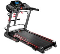 Fitfiu Fitness MC-400 - Tapis roulant Pieghevole Fino a 20 km/h, Connettività App, Ripiegamento Verticale Idraulico, Display LCD e Porta USB, velocità Regolabili e Accessori