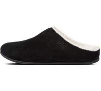 Fitflop Chrissie Shearling, Pantofole Donna, Nero (Black 001), 37 EU