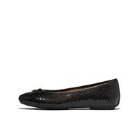 Fitflop Delicato Sequin Ballet Flats, Ballerine Donna, Nero, 40 EU Stretta