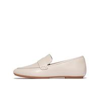 Fitflop Delicato Soft Leather Loafers, Mocassino Donna, Beige, 38 EU Stretta