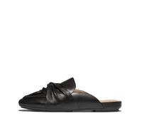 Fitflop Delicato Soft-Twist Leather Mules, Ciabatte Donna, Nero, 40 EU