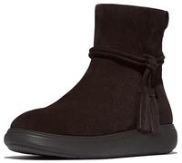 Fitflop Donna Iq-comff nappa camoscio stivali corti caviglia, Marrone cioccolato, 36 EU