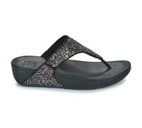 FitFlop Donna Lulu Multi Tonal Glitter Toe Post Polyurethane Black Multi Sandali 38.5 EU